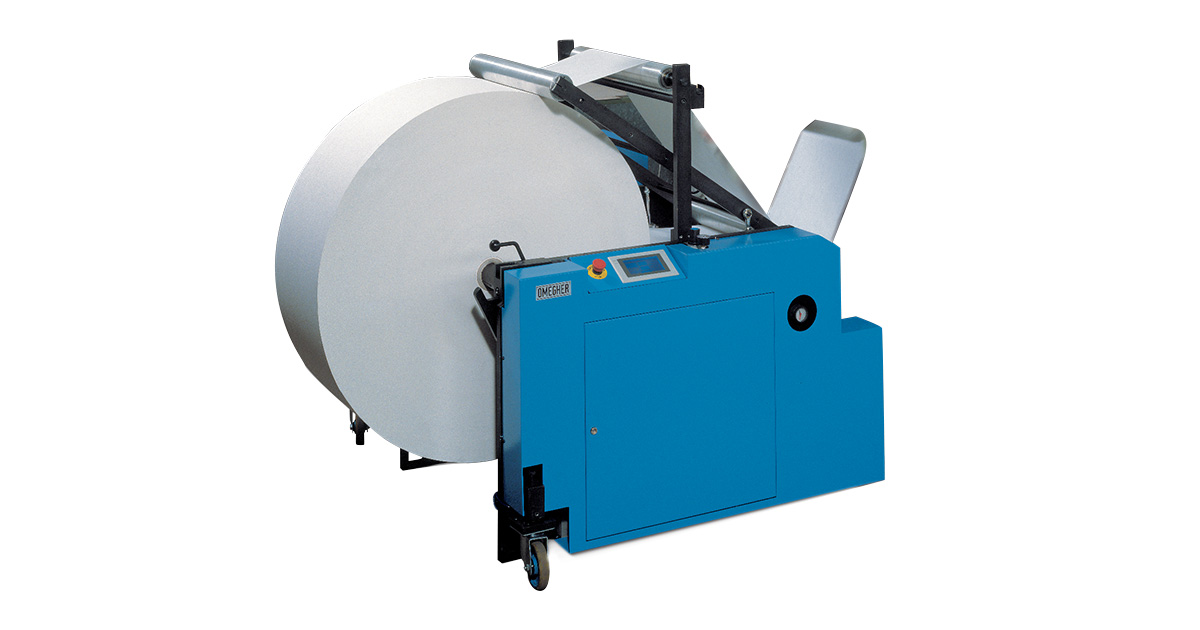 Ribobinatore / Svolgitore Roller127 | Omegher Srl, produzione e vendita attrezzature per macchine da stampa
